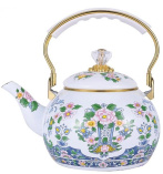 Чайник эмалированный Kelli KL-4481 / с узорами,2,5л, подходит для индукц. и керамич. плит/